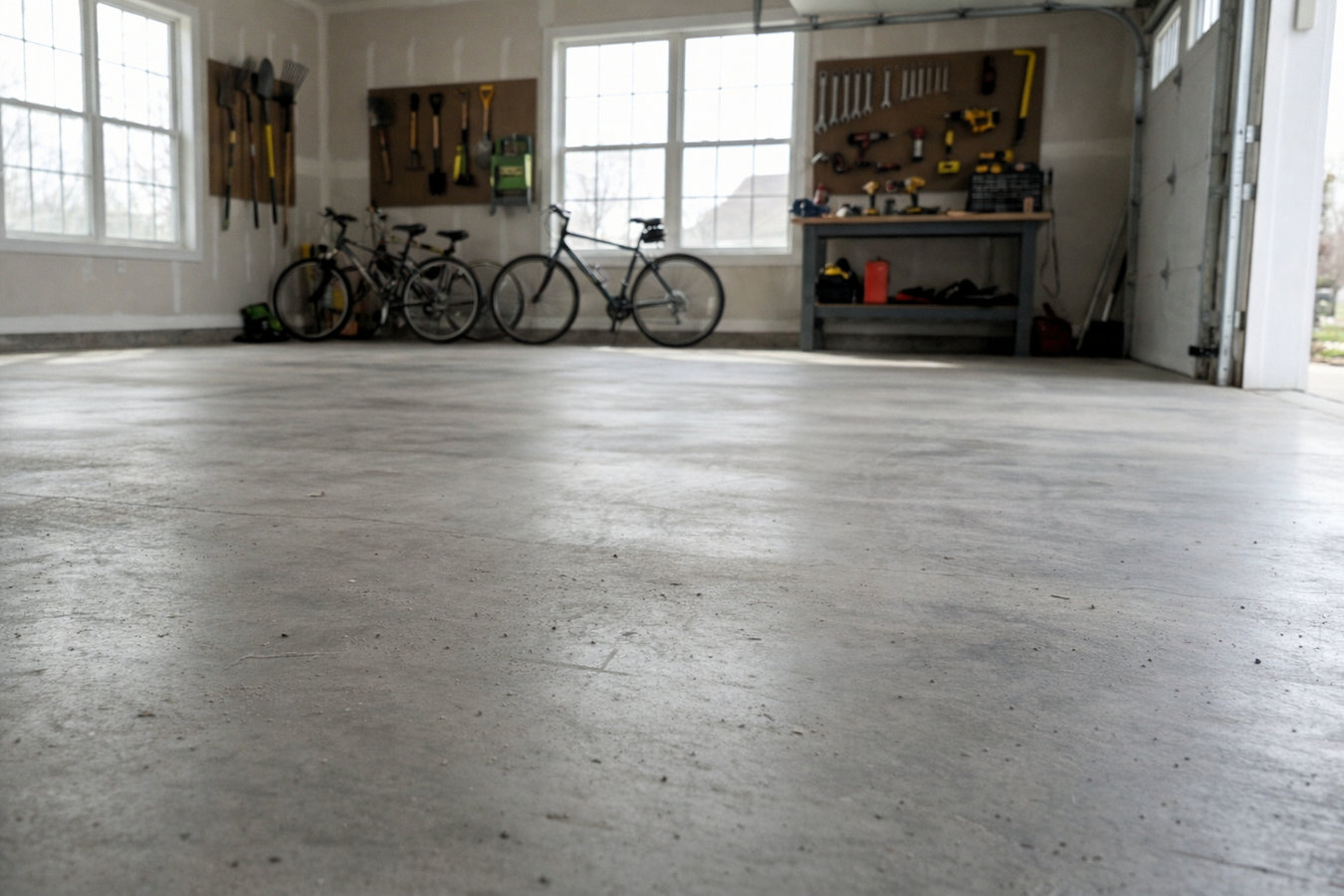 Garage floor concrete in San Clemente, CA